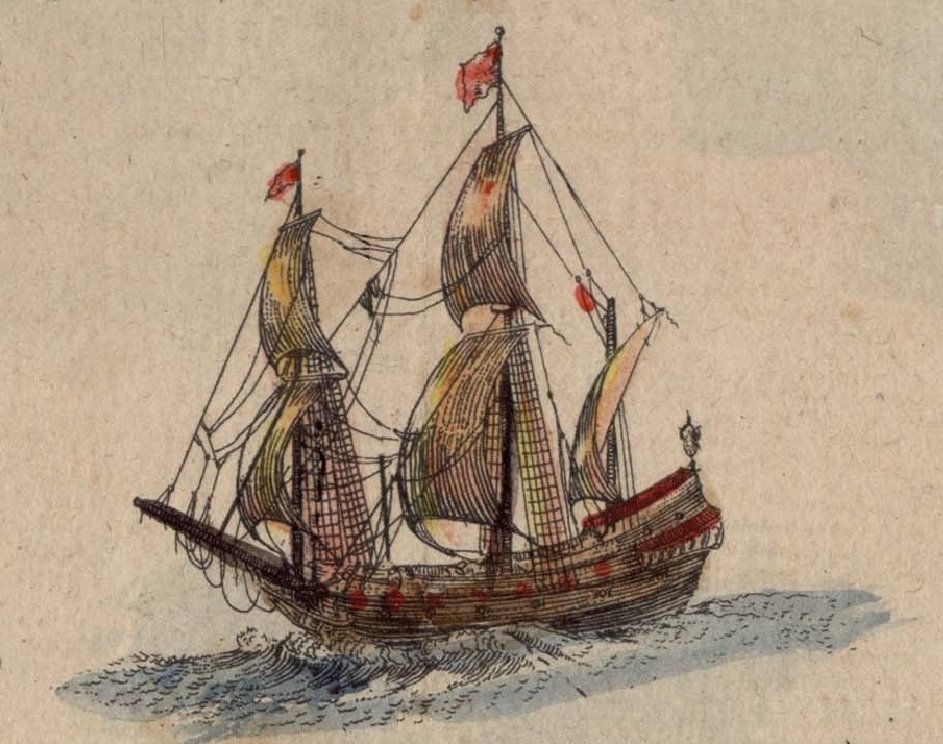 Frégate - Carte Georges Louis Le Rouge 1750