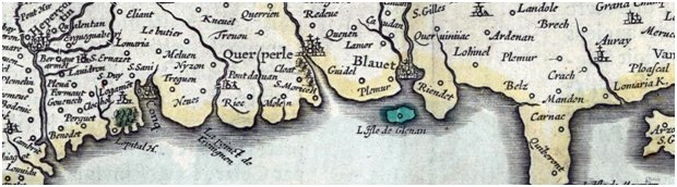Carte duch de Bretagne Hardy 1640
